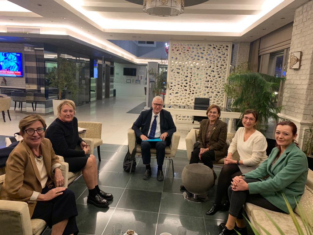 We met with Ankara Policy Center’s President Fatih Ceylan and shared “The Position and Prospects of Women Politicians in Turkey” research results.