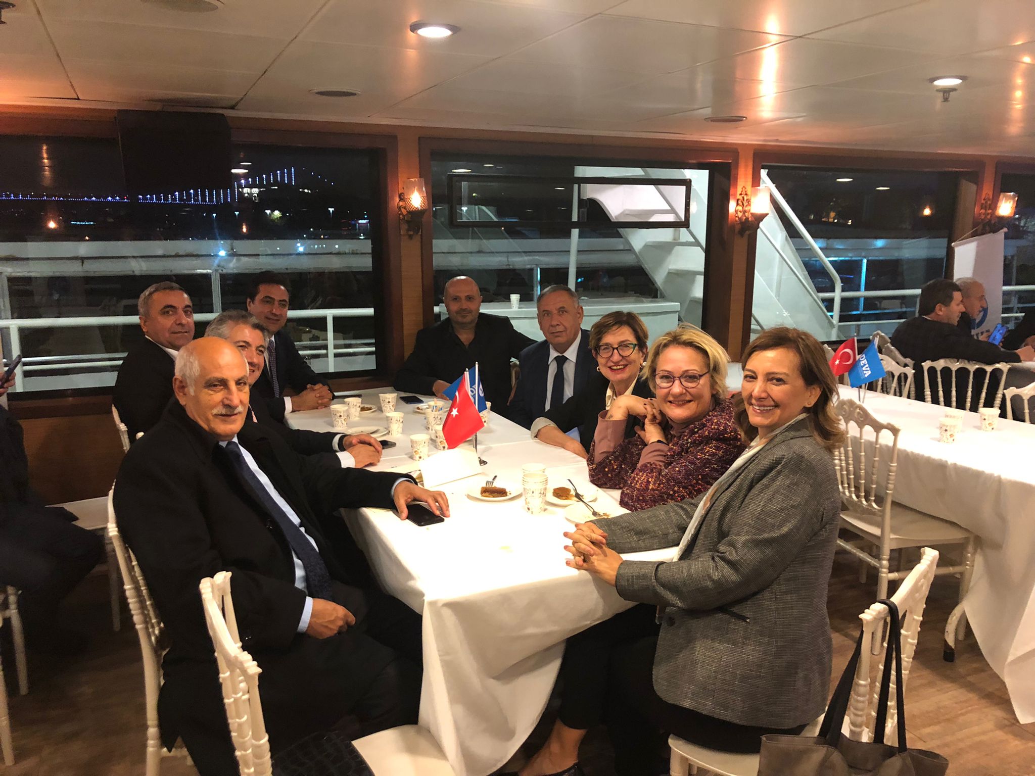 As Ben Seçerim, we were invited to the Deva Party provincial presidents' dinner meeting.
