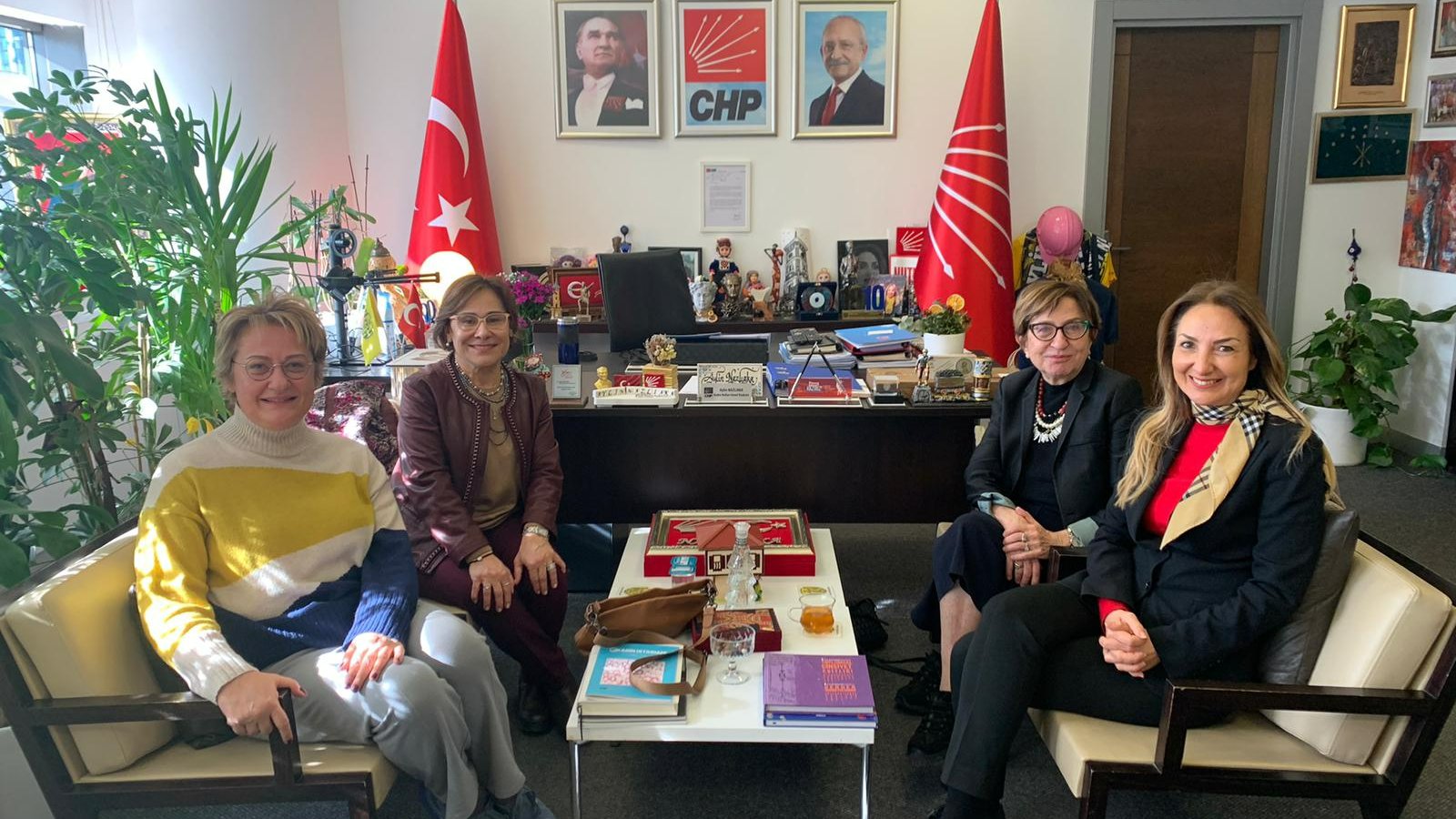 We visited the President of the Women’s Branch of the Republican People's Party Aylin Nazlıaka