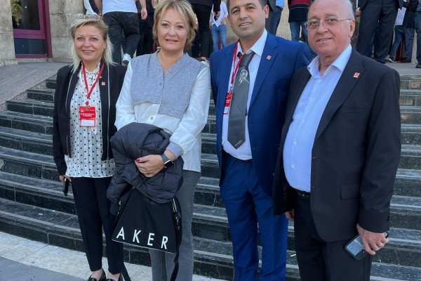 We attended CHP congress in Kahramanmaraş.